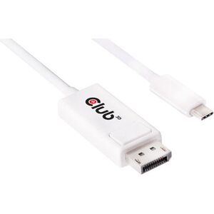Kabel USB Club 3D USB-C - DisplayPort 1.2 m Biały (CAC-1517)