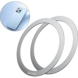 Baseus Magnetyczny pierścień Baseus Halo Series srebrny [2 PACK]