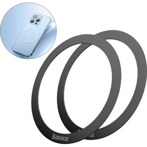 Baseus Pierścień magnetyczny Baseus Halo do telefonu, MagSafe, czarny (2szt.)