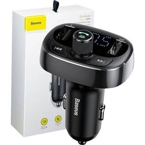 Transmiter FM Baseus Transmiter FM Baseus T-typed S-09 Bluetooth (czarny)