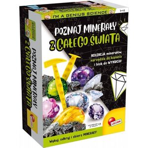 Lisciani Zestaw naukowy Im a Genius Poznaj minerały z całego wiata