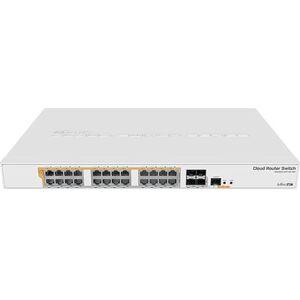 MikroTik 24xGig LAN, 4xSFP+ Rack 19" PoE 802.3af/at 500W (MT CRS328-24P-4S+RM)