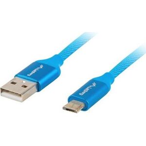 Kabel USB Lanberg USB-A - 1.8 m Niebieski (CA-USBM-20CU-0018-BL)