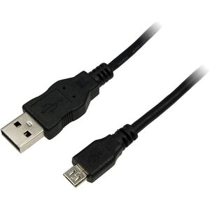 Kabel USB LogiLink USB-A - microUSB 3 m Czarny (CU0059)