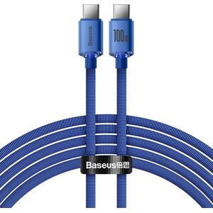 Kabel USB Baseus USB-C - USB-C 2 m Niebieski (baseus_20220224133557)