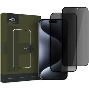 Hofi SZKŁO PRYWATYZUJĄCE HOFI ANTI SPY GLASS PRO+ 2-PACK IPHONE 16 PLUS PRIVACY