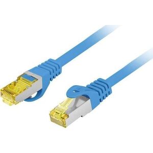Lanberg PATCHCORD KAT.6A S/FTP LSZH CU 0.5M NIEBIESKI FLUKE PASSED LANBERG