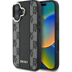 DKNY DKNY DKHMP16MPCPVSLK iPhone 16 Plus 6.7" czarny/black hardcase Checkered Pattern Magsafe