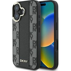 DKNY DKNY DKHMP16SPCPVSLK iPhone 16 6.1" czarny/black hardcase Checkered Pattern Magsafe