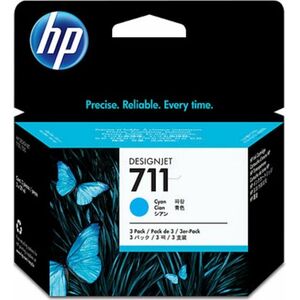 Tusz HP zestaw CZ134A nr 711 (3 x cyan)
