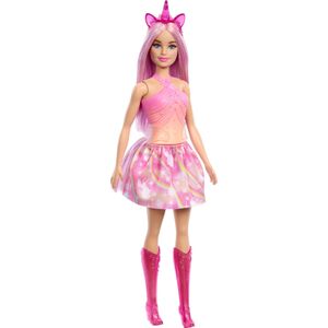 Lalka Barbie Mattel Lalka Barbie Jednorożec, różowy strój