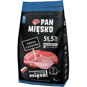 Pan Mięsko Karma cielęcina z przepiórką chrupki L dla szczeniąt 20kg