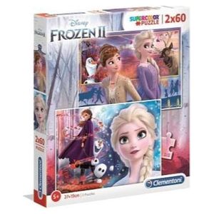 Clementoni Puzzle 2x60 elementów Frozen 2