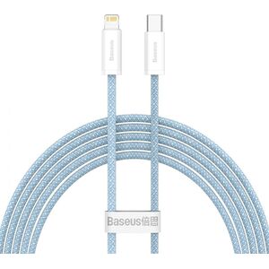 Kabel USB Baseus USB-C - Lightning 2 m Niebieski (BSU3061BLU)