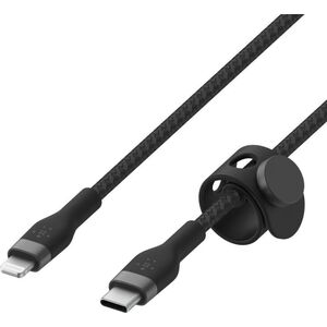 Kabel USB Belkin USB-C - Lightning 1 m Czarny (CAA011BT1MBK)