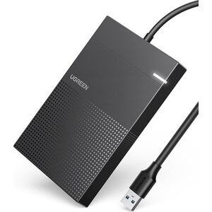 Kieszeń Ugreen Ugreen obudowa do dysku twardego 2,5'' USB 3.2 Gen 1 5Gbps kieszeń na dysk HDD SSD z kablem USB czarny (30719 CM471)