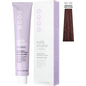 Milk Shake Milk Shake, Creative, SLS/SLES-Free, Permanent Hair Dye, 6.56M Mahogany Dark Blond, 100 ml For Women