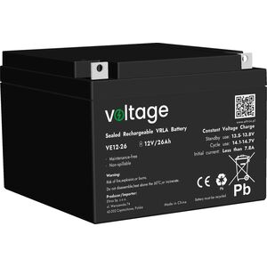 Akumulator voltage Akumulator AGM Voltage 12V 26Ah VE12-26