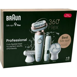 Braun Braun Silk-épil 9 Flex 9-360 3D 40 pęset(y) Różowy, Biały