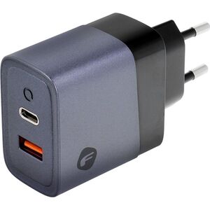 Ładowarka ForCell FORCELL F-ENERGY GaN VT-39 ładowarka sieciowa Typ C + USB A PD QC4.0 4A 45W szara