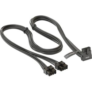 SeaSonic 12VHPWR - PCIe 8-pin x2, 0.75m, Czarny (WAPH16884AW)