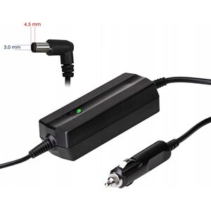 Zasilacz do laptopa Akyga AKYGA Zasilacz samochodowy do notebooka AK-ND-76 19.5V /2.31A 45W 4.5 x 3.0 mm + pin HP 1.2m
