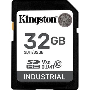 Karta Kingston Industrial SDHC 32 GB UHS-I/U3 A1 V30 (SDIT/32GB)