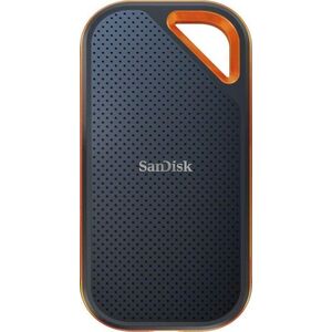 Dysk zewnętrzny SSD SanDisk Extreme PRO Portable V2 2TB Czarno-pomarańczowy (SDSSDE81-2T00-G25)