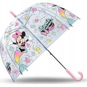 Kids Euroswan Parasolka przezroczysta automatyczna 48cm Myszka Minnie MN30025 Kids Euroswan