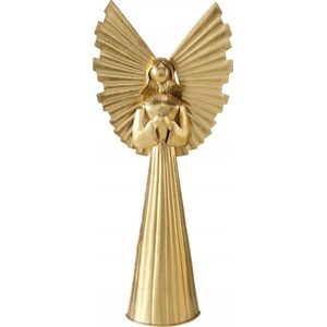 Boltze Złota figurka z metalu NURIEL, wysoki anioł 54 cm