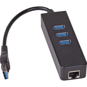 HUB USB Akyga 1x RJ-45  + 3x USB-A 3.0 (AK-AD-32)