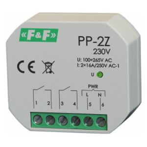 F&F Przekaźnik elektromagnetyczny 2Z 16A P/T - PP-2Z 230V
