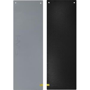 HMS Mata do ćwiczeń fitness z otworami HMS premium MFK03 180x60x1,5 cm szaro-czarna