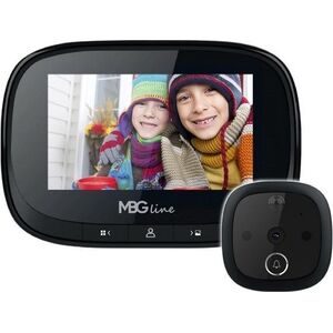 Wizjer do drzwi kamera MBG Line SF55 Black Edition