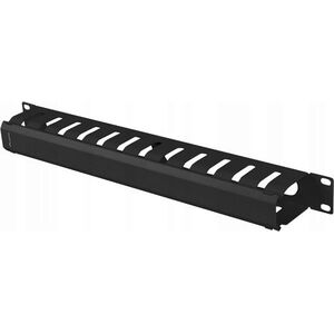 Lanberg Lanberg Organizer Kabli 19''1U z zaślepką typ A czarny
