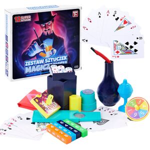 Artyk Zestaw Sztuczek Magicznych 12 Elementów Instrukcja Magiczne Rekwizyty