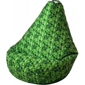 Go Gift Pouffe τσάντα, αχλάδι, στάμπα minecraft, L 105x80 13756109 5905359295303