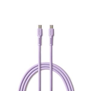 COLORUM cable USB-C - USB-C 1,8m 3A CK60-CC-09 xLavenda 5907457729834