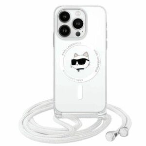 Original Case IPHONE 16 PRO MAX Karl Lagerfeld Hardcase IML Choupette Head & Cord MagSafe (KLHMP16XHCCHNT) transparent 3666339320591