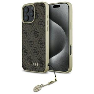 Original Case IPHONE 16 PRO Guess Hardcase 4G Charms Collection (GUHCP16LGF4GBR) brown 3666339345945