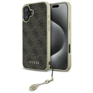 Original Case IPHONE 16 Guess Hardcase 4G Charms Collection (GUHCP16SGF4GBR) brown 3666339345921