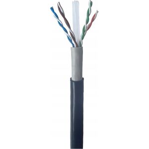 Gembird GEMBIRD kabel instalacyjny skrętka UTP zewnętrzny kat. 6 drut 305m czarny