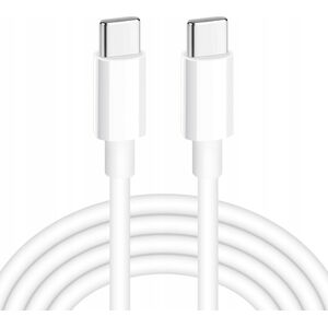 Kabel USB iBOX USB-C - USB-C 1 m Biały (IKUTCS1W)