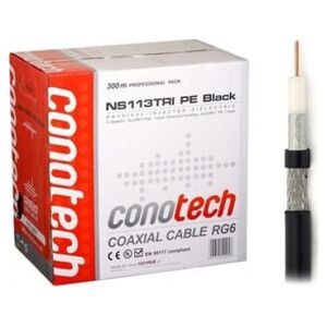 Conotech Kabel CONOTECH NS-113 Trishield PE black box 300m