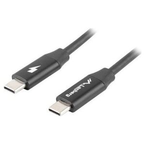 Kabel USB Lanberg USB-A - USB-C 0.5 m Czarny (CA-CMCM-40CU-0005-BK)