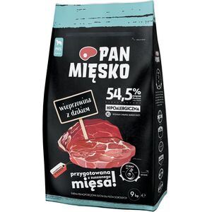 Pan Mięsko Karma wieprzowina z dzikiem chrupki XL 20kg