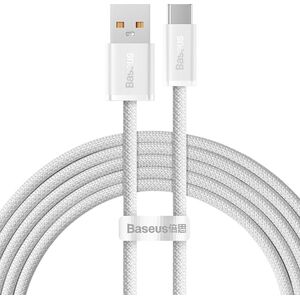 Kabel USB Baseus USB-A - USB-C 2 m Biały (CALD000702)