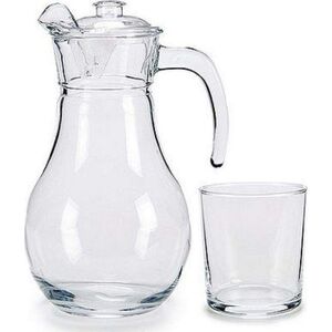 Vivalto Zestaw kieliszków Vivalto Dzbanek 5 pcs Przezroczysty Szkło 4 x (40 cl) / 1 x (1,8 l)