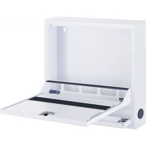 Techly Techly Antykradzieżowa Szafa Wisząca do Laptopa 19" Biała