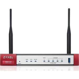 Zapora sieciowa ZyXEL Zyxel USG FLEX 50 Series, 10/100/1000, 1*WAN, 4*LAN/DMZ ports, WiFi 6 AX1800, 1*USB (device only)